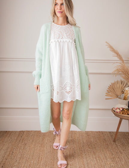 Lisa Long Mint - Cardigan