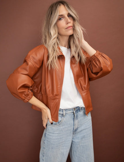 Love Leather Caramel - Jacket