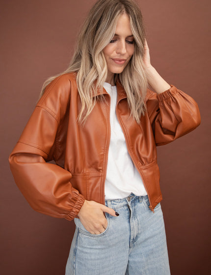 Love Leather Caramel - Jacket