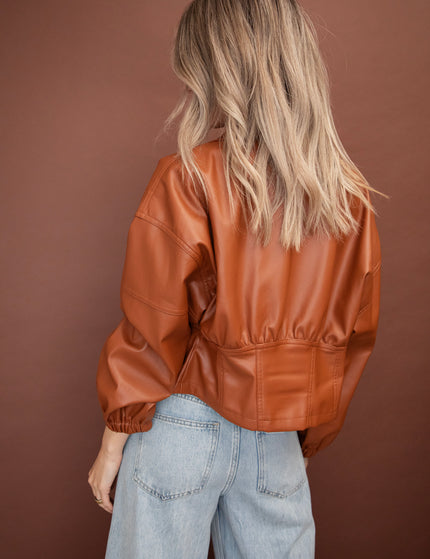 Love Leather Caramel - Jacket