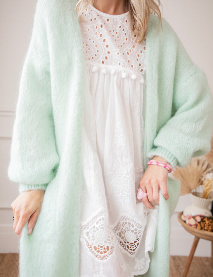 Lisa Long Mint - Cardigan