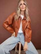 Love Leather Caramel - Jacket