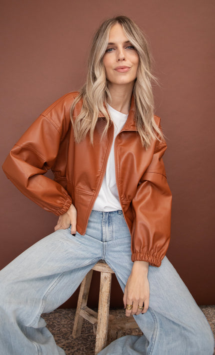 Love Leather Caramel - Jacket