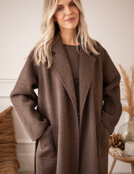 Mara Manteaux Choco - Coat