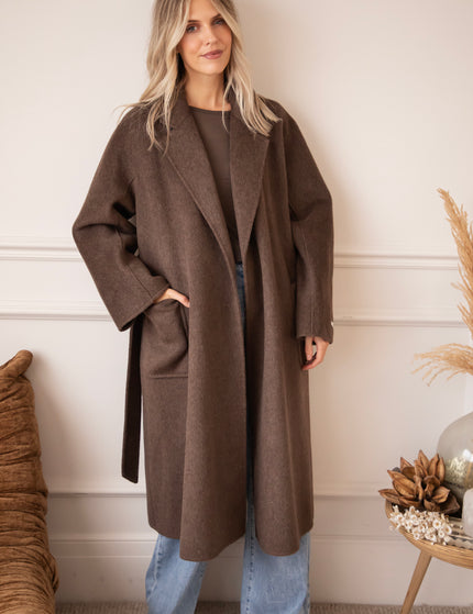 Mara Manteaux Choco - Coat