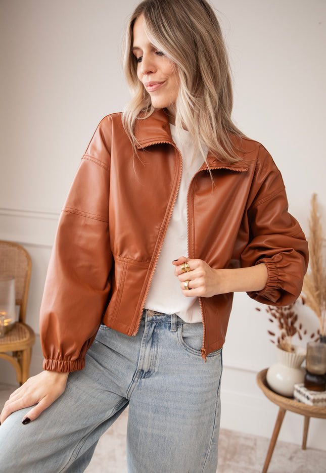 Love Leather Caramel - Jacket