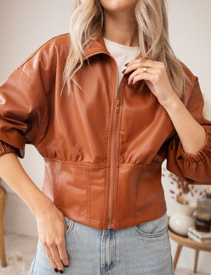 Love Leather Caramel - Jacket