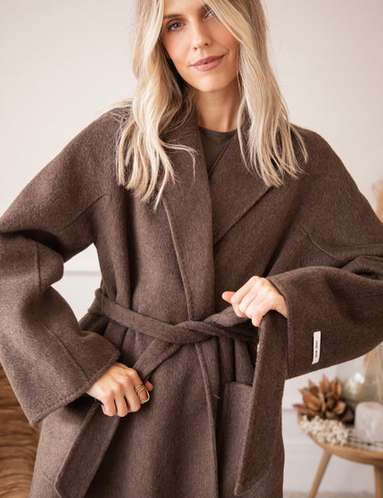 Mara Manteaux Choco - Coat