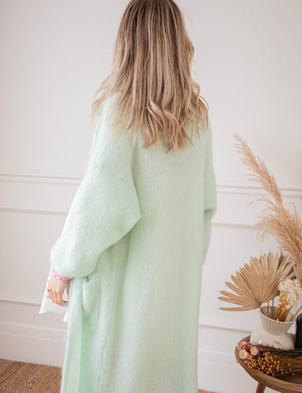 Lisa Long Mint - Cardigan