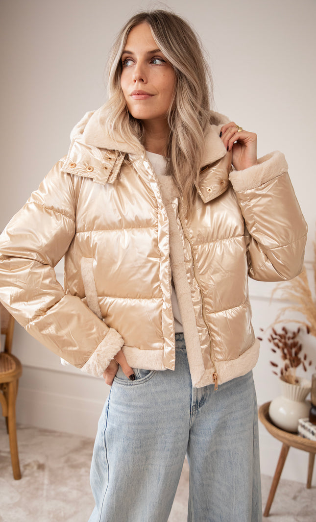 Jacke - Cold Weather Catch - Beige/Gold