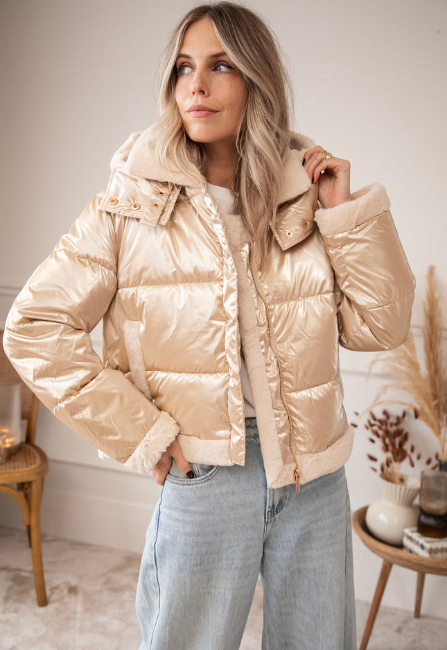 Jacke - Cold Weather Catch - Beige/Gold