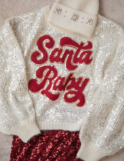 Santa Baby Beige - Sweater