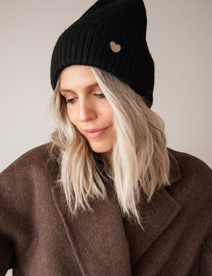 Heartwarming Black - Beanie