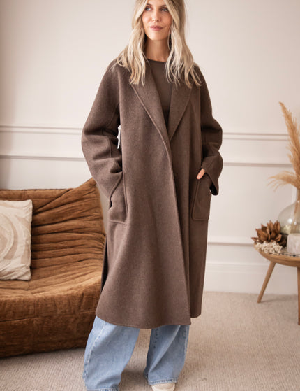 Mara Manteaux Choco - Coat
