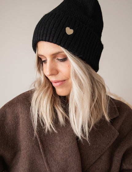 Heartwarming Black - Beanie