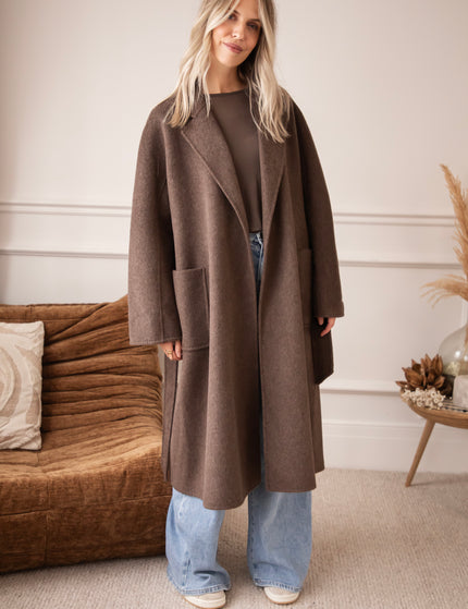 Mara Manteaux Choco - Coat