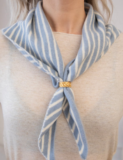 Frosty Stripes Sky Blue - Sjaal