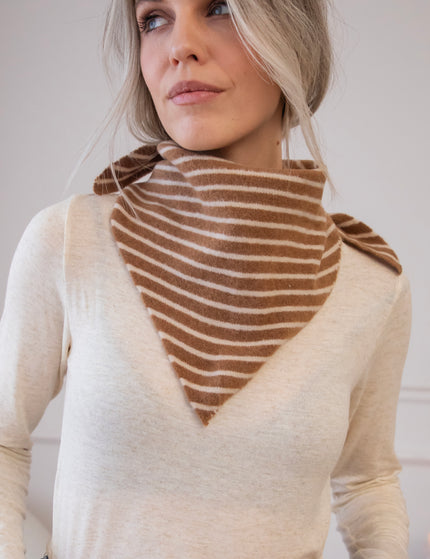 Frosty Stripes Camel - Sjaal