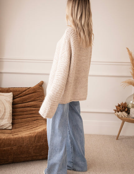 Soft Weave Café Au Lait - Sweater