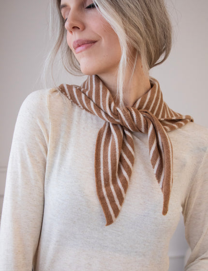 Frosty Stripes Camel - Sjaal