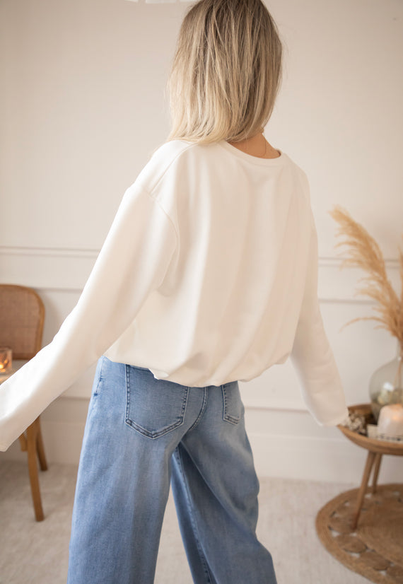 Soft Stretch Off White - Sweater