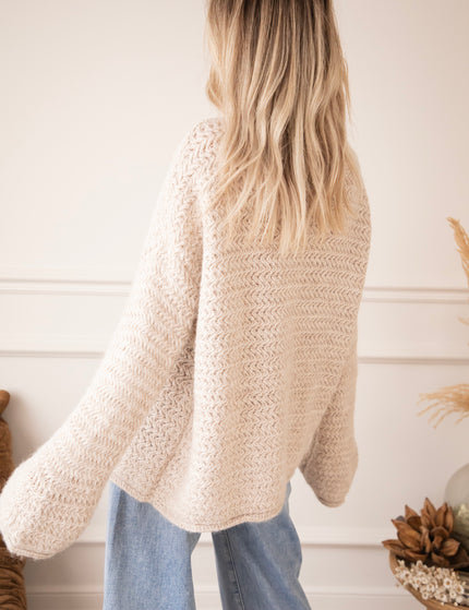 Soft Weave Café Au Lait - Sweater