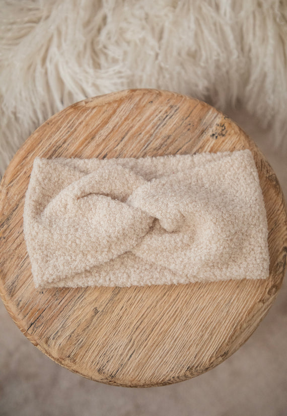 Maeve Teddy Beige - Hairband