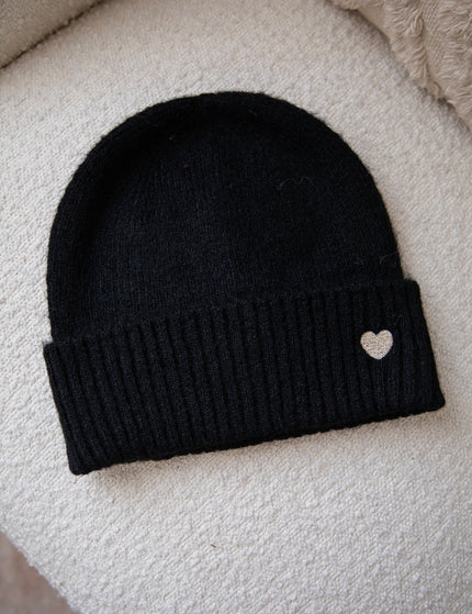 Heartwarming Black - Beanie