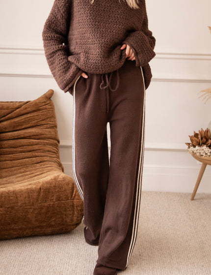 Soft Side Stripe Brown - Pants