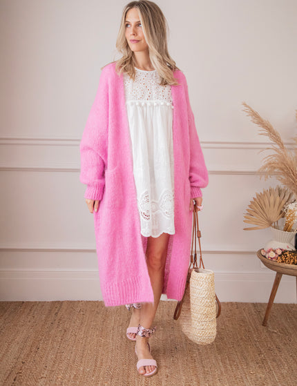 Lisa Long Pink - Cardigan