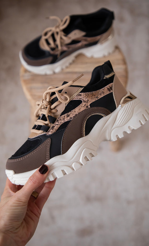 Sneaker - Cobra Class - Schwarz/Choco