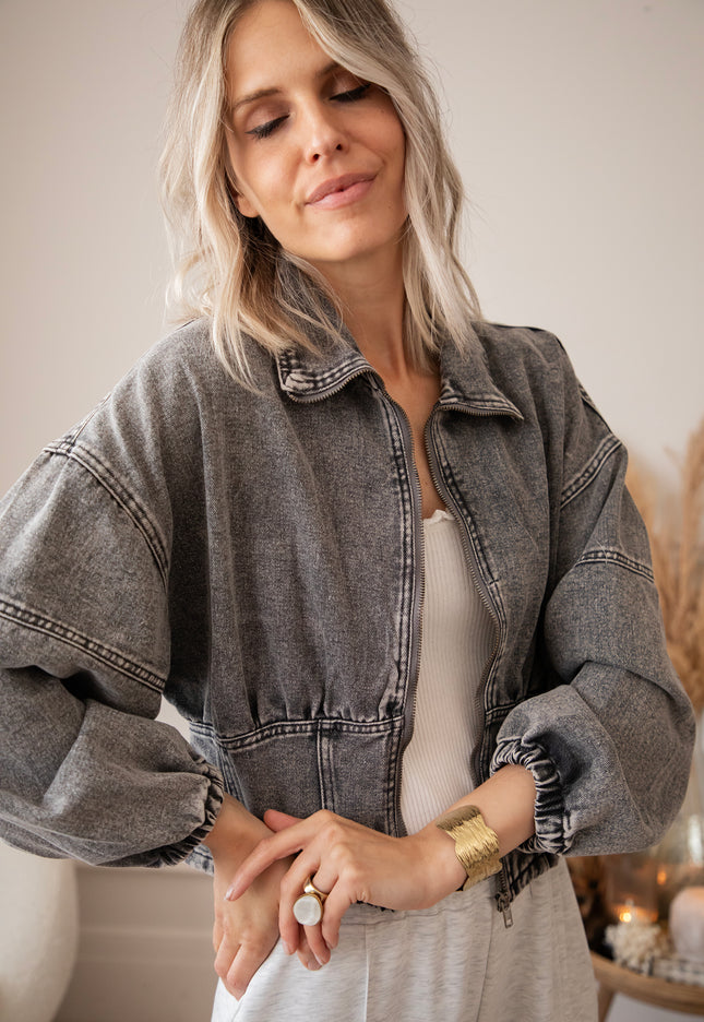 Love Denim Grey - Jacket