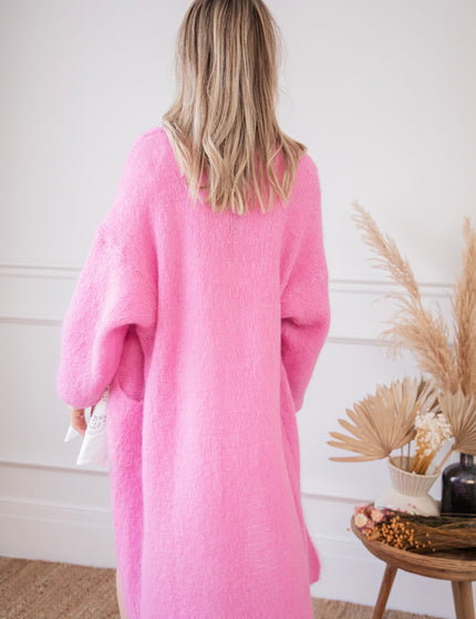 Lisa Long Pink - Cardigan