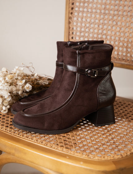 Carina Suede Choco - Boots