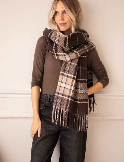 Heritage Check Brown/Camel - Sjaal