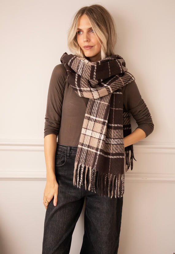 Heritage Check Brown/Camel - Scarf