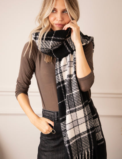 Heritage Check Black/Grey - Scarf
