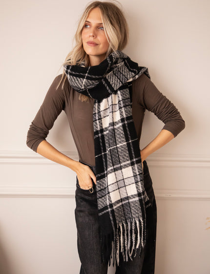 Heritage Check Black/Grey - Scarf