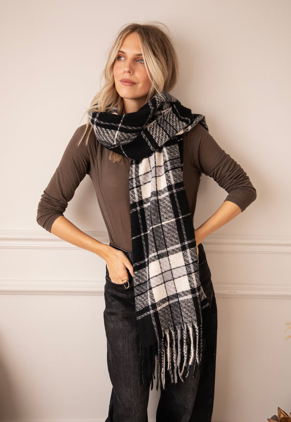 Heritage Check Black/Grey - Scarf