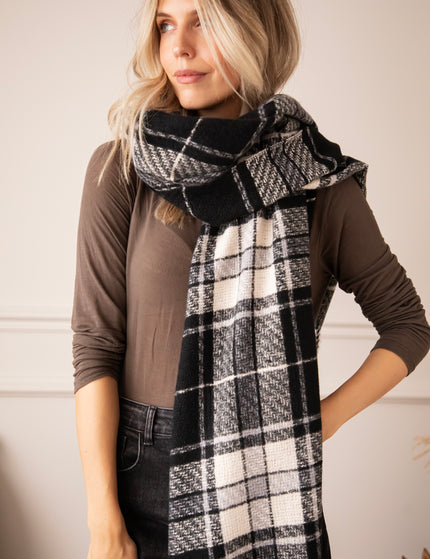 Heritage Check Black/Grey - Scarf