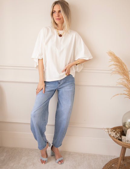 Butterfly Base Off White - T-Shirt