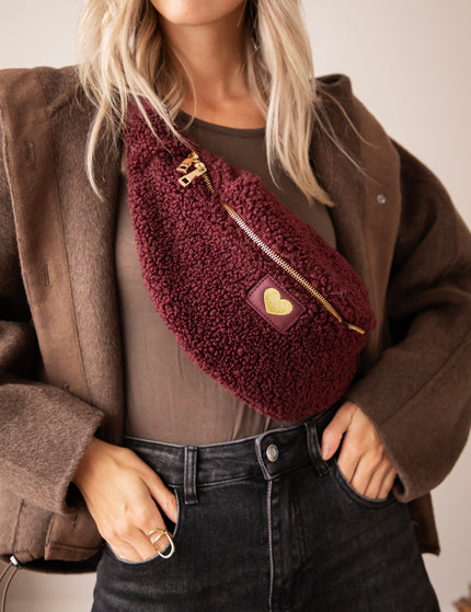 Carry Love With You Ted Burgundy - Hip Bag