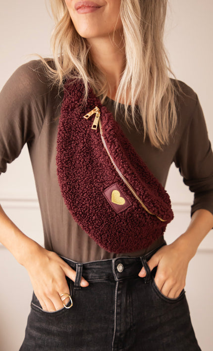 Carry Love With You Ted Burgundy - Hip Bag