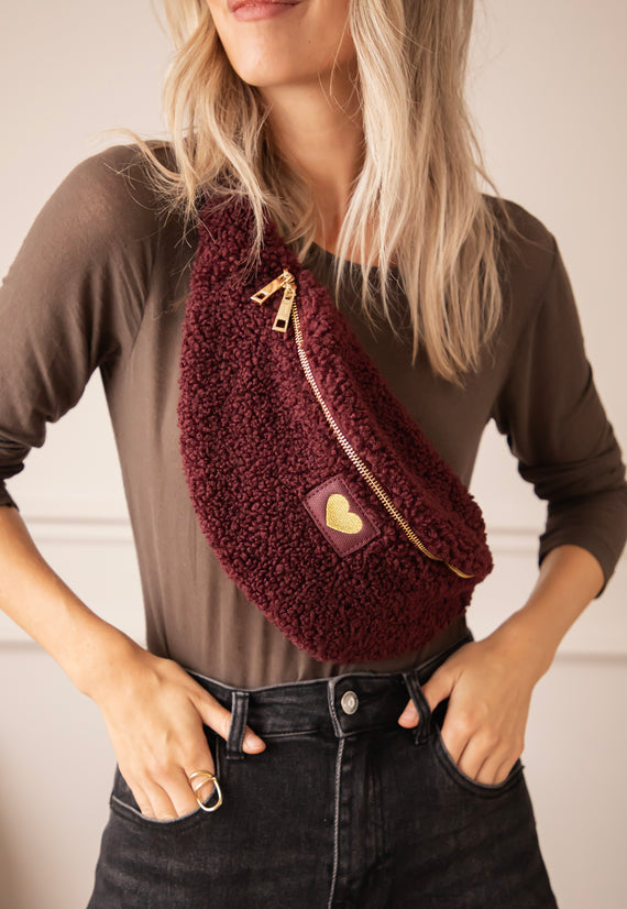 Carry Love With You Ted Burgundy - Hip Bag