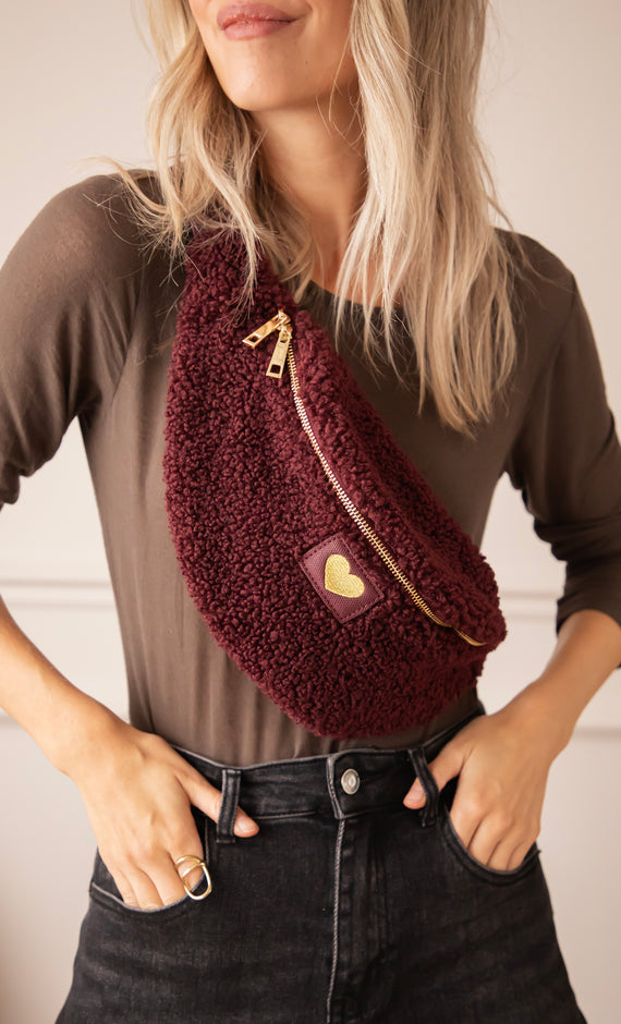 Carry Love With You Ted Burgundy - Hip Bag