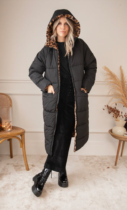 The Reversible Wild Black - Coat