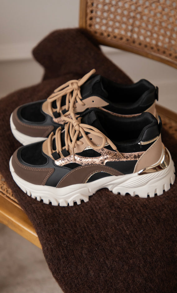 Sneaker - Cobra Class - Schwarz/Choco