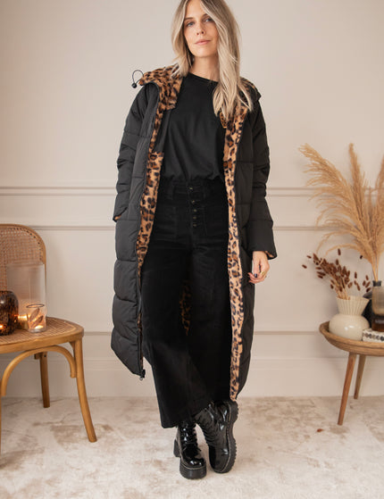 The Reversible Wild Black - Coat