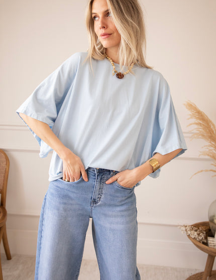 Butterfly Base Sky Blue - T-Shirt