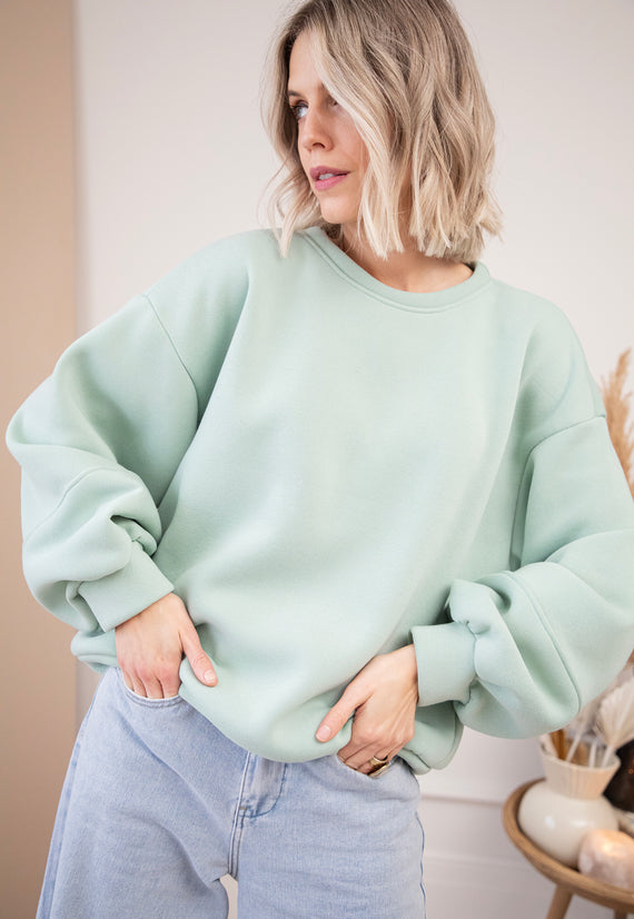 Snuggle up Mint - Sweater